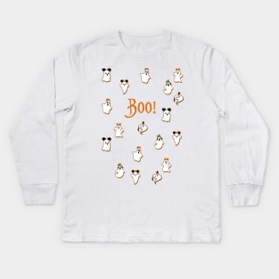 Boo! Kids Long Sleeve T-Shirt